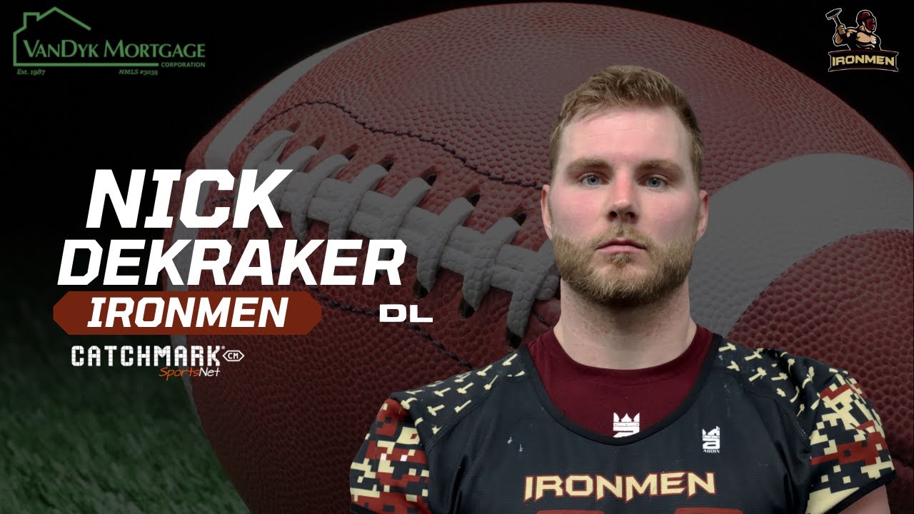 West Michigan Ironmen 2022 profiles Meet veteran DL Nick DeKraker