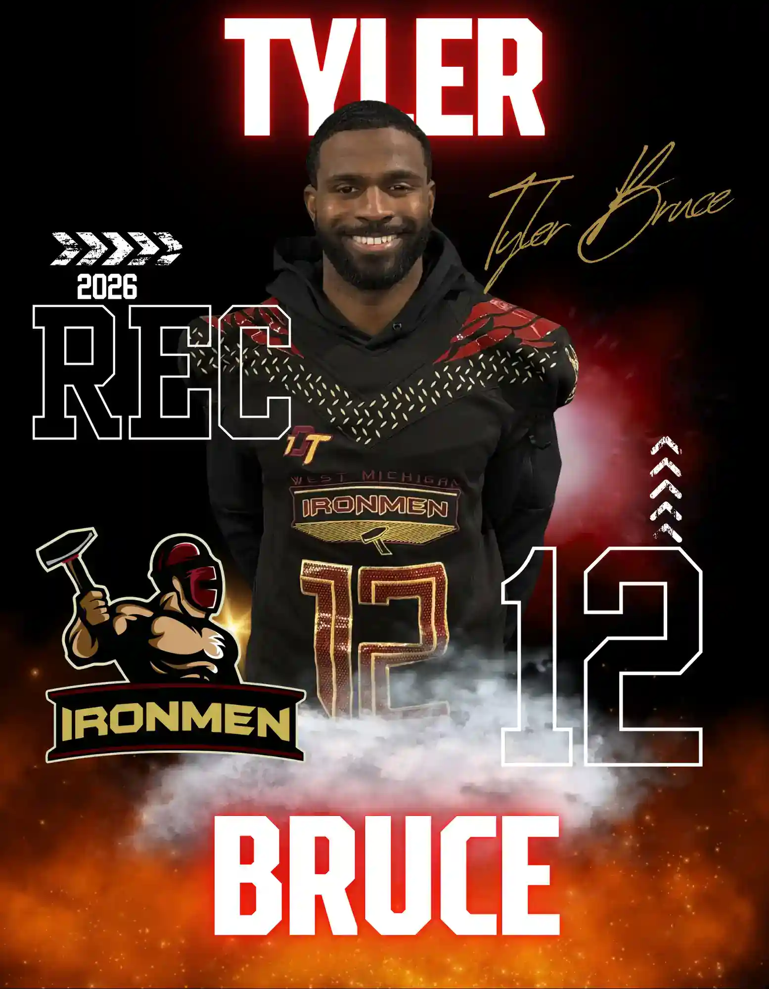 Tyler Rook Michigan Tyler Bruce - West Michigan Ironmen